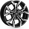 Jante Alu Racer Carver 7.5x17 4x100 Et38 Noir Brillant