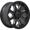 Jante Alu American Elite Wheels Guardian 8x16 6x139.7 Et0- Noir Brilla...