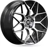 Jante Aluminium Racer 17 Pouces Noir Satin Face Polie