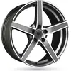 Jante Aluminium Racer 17 Pouces Gris Face Polie
