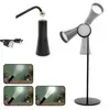 FISHTEC Lampe LED 3en1 Lampe de Bureau + Applique Murale + Torche - Magnétique - Batterie Rechargeable USB - Tactile - 3 Intensités - Noir