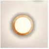 Millumine Applique salle de bain bois naturel