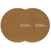Paire de feutrine Enova Hifi FS 120 BR Marron pour platines vinyles