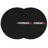 Paire de feutrine Yourban Dj YS 220 BL Noir pour platines vinyles