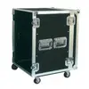 Power Flights Flight Case 12U avec roulettes