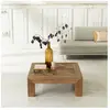 BOIS DESSUS BOIS DESSOUS CARGO  Table basse en teck recyclé massif FSC mixte Berah Getah