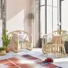 BOIS DESSUS BOIS DESSOUS PAOLA  Lot de 2 fauteuils en rotin naturel Berah Getah
