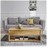 BOIS DESSUS BOIS DESSOUS TILO  Table basse en mindi massif 120 cm Berah Getah