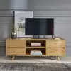 BOIS DESSUS BOIS DESSOUS TILO  Meuble TV en mindi massif 140 cm Berah Getah