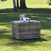 Berah Getah Table basse carrée en kubu naturel