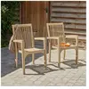 BOIS DESSUS BOIS DESSOUS Lot de 2 fauteuils de jardin en teck