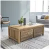 BOIS DESSUS BOIS DESSOUS CARGO  Table basse en teck recyclé massif Berah Getah