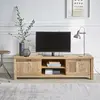BOIS DESSUS BOIS DESSOUS CARGO  Meuble TV en teck recyclé massif 160 cm Berah Getah