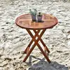 Berah Getah Table de jardin ronde en teck