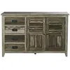 BOIS DESSUS BOIS DESSOUS VICTOR  Buffet en pin recyclé massif 140 cm Berah Getah