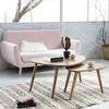 BOIS DESSUS BOIS DESSOUS Berah Getah - Tables basses en mindi massif finition naturelle (lot de 2)