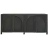 BOIS DESSUS BOIS DESSOUS ZULMA  Buffet en manguier massif et cannage 175 cm Berah Getah