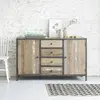 INDUS  Commode en bois recyclé massif 150 cm Berah Getah