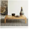 BOIS DESSUS BOIS DESSOUS TILO  Table basse en mindi massif 140 cm Berah Getah