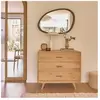 Commode en bois mindi massif 90 cm