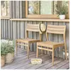 BOIS DESSUS BOIS DESSOUS APRIL  Chaise de jardin en teck massif Berah Getah