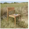 Berah Getah Chaise de jardin en teck recyclé massif