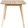 BOIS DESSUS BOIS DESSOUS APRIL  Table de jardin carrée en teck massif 2 à 4 places Berah Getah