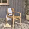 BOIS DESSUS BOIS DESSOUS APRIL  Fauteuil de jardin en teck massif Berah Getah