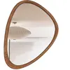 BOIS DESSUS BOIS DESSOUS FIFTIES  Miroir organique en mindi massif 75x60 cm Berah Getah