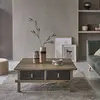 BOIS DESSUS BOIS DESSOUS JUNKO  Table basse en pin massif recyclé Berah Getah