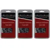 GT MARKET Lot de 3 chaînes 325', 1.5 mm, 72 maillons - Compatible tronçonneuses HUSQVARNA