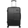 BLUESTAR - Valise Weekend ABS MIAMI 4 Roues 65 cm - NOIR