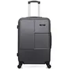BLUESTAR - Valise Weekend ABS MIAMI 4 Roues 65 cm - GRIS FONCE