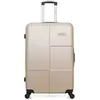 Bluestar - Valise Long Séjour 4 roues simples Miami 75 cm beige T.U