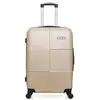 BLUESTAR - Valise Weekend ABS MIAMI 4 Roues 65 cm - BEIGE