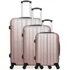 SWISS KOPPER Hero - 3 Valises 4 roues Fogo 49/59/69 cm rose doré T.U