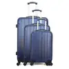 SWISS KOPPER Hero - 3 Valises 4 roues Fogo 49/59/69 cm bleu marine T.U
