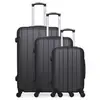 Hero - 3 Valises 4 roues Fogo 49/59/69 cm grises T.U