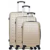 Hero - 3 Valises 4 roues Taurus 50/60/70 cm dorées T.U