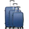 Hero - 3 Valises 4 roues Taurus 50/60/70 cm marine T.U