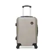 bluestar - valise cabine abs london 4 roues 55 cm - beige