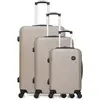 Bluestar - 3 Valises 4 roues London 50/60/70 cm dorées T.U