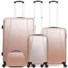 Hero - 3 Valises 4 roues Lanzarote 32/55/65/75 cm & Vanity rose doré T.U