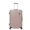 bluestar - valise grand format abs london 4 roues 75 cm - rose dore