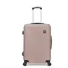 BLUESTAR - Valise Weekend LONDON 65 cm 4 Roues - rose dore