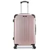 BLUESTAR - Valise Weekend ABS MADRID 4 Roues 65 cm - ROSE DORE