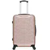 Hero - valise weekend abs etna 65 cm 4 roues - rose dore