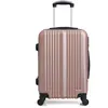 - valise cabine lipari 55 cm 4 roues - rose dore