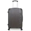 bluestar - valise weekend abs bucarest 4 roues 65 cm - gris fonce