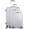 Set de 3 valises - HERO - ATLANTA - 4 roues - Gris